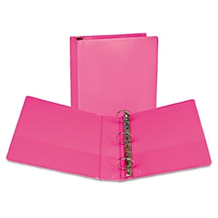 Davenport Presentation View Binder  Round Ring  11 x 8.5  2 in. Capacity  Berry  2-Pack DA884911